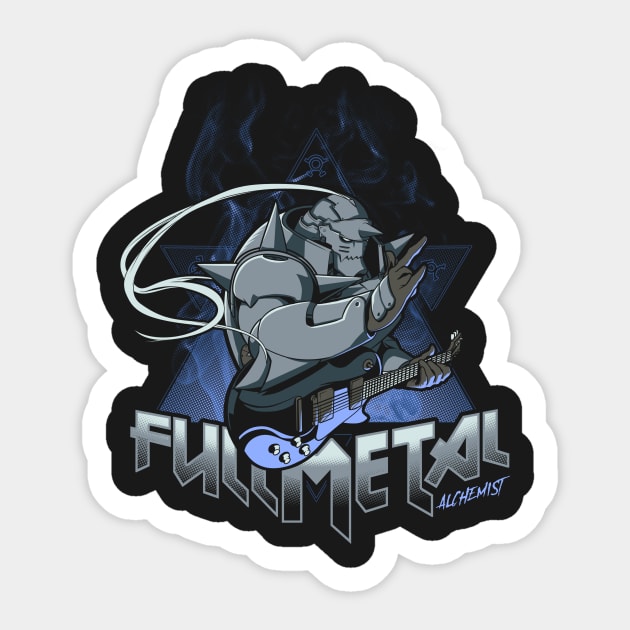 Fullmetal Sticker by RedBug01